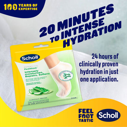 Scholl Dry Skin Aloe Vera Pedimask 1 Pair