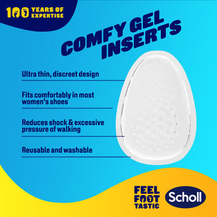 Scholl Party Feet Invisible Gel Heel Cushions