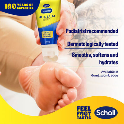Scholl Eulactol Gold Heel Balm 200g