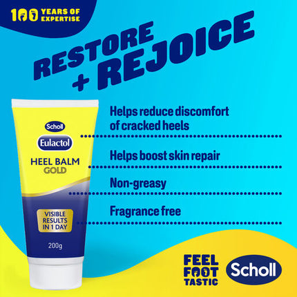 Scholl Eulactol Gold Heel Balm 200g