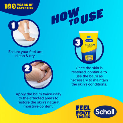 Scholl Eulactol Gold Heel Balm 200g