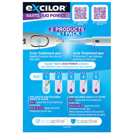 Excilor Warts Duo Power 2-in-1