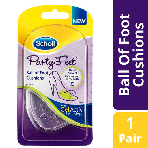 Scholl Party Feet Inserts Ball of Foot Cushion