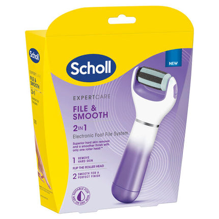 Scholl Expert Care 2-in-1 Electronic Foot File System