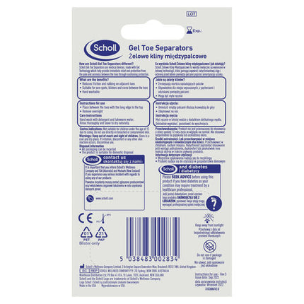 Scholl Gel Toe Separators Pain Relief