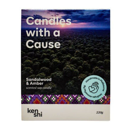 Kenshi Mid Size Candle Sandalwood & Amber 220G