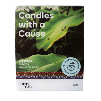 Kenshi Mid Size Candle Coconut & Lime 220G