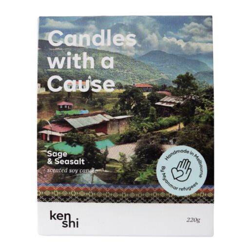 Kenshi Mid Size Candle Sage & Sea Salt 220G