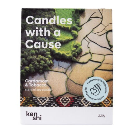 Kenshi Mid Size Candle Cardamon & Tobacco 220G