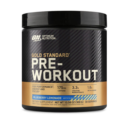 Optimum Nutrition Gold Standard Pre Workout Blueberry Lemonade 30 Servings 300g