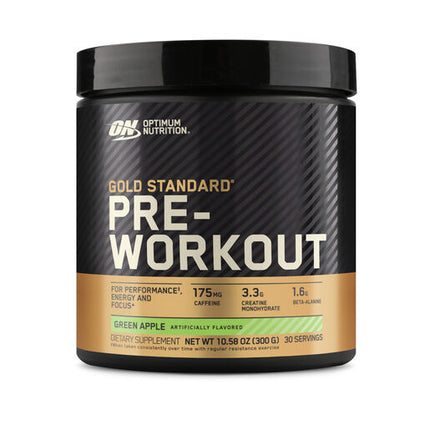 Optimum Nutrition Gold Standard Pre Workout Green Apple 30 Servings 300g