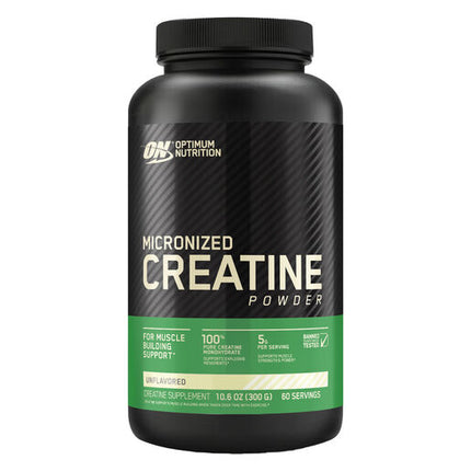 Optimum Nutrition Micronized Creatine Powder Unflavoured 60 Servings 300g