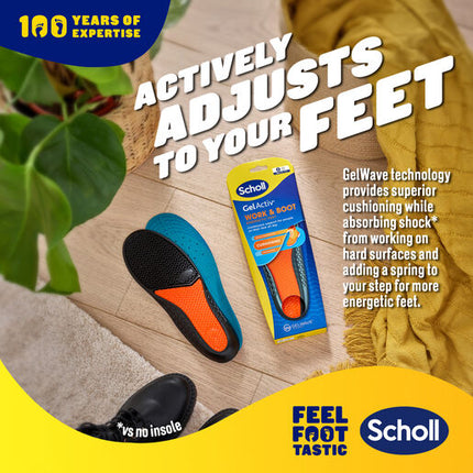 Scholl Gel Activ Insole Work & Boot Small