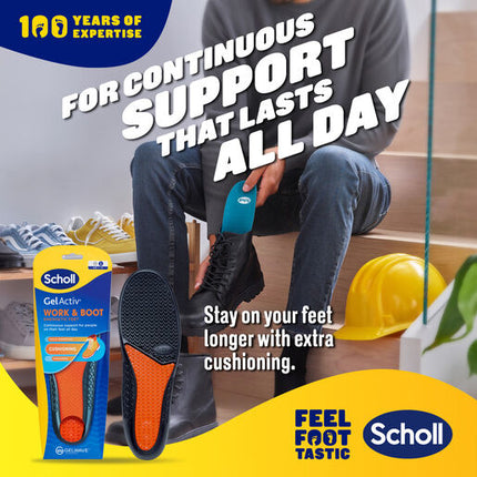 Scholl Gel Activ Insole Work Large