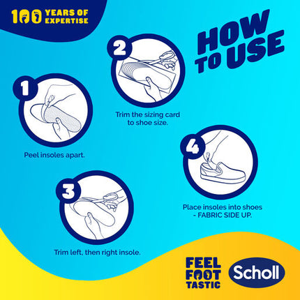 Scholl Go Sockless Cushioning Insoles