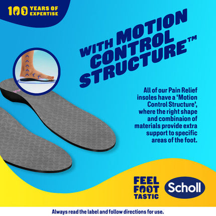 Scholl In Balance Pain Relief Plantar Fasciitis Orthotic Insole Small