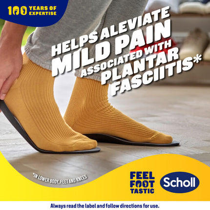 Scholl In Balance Pain Relief Plantar Fasciitis Orthotic Insole Large