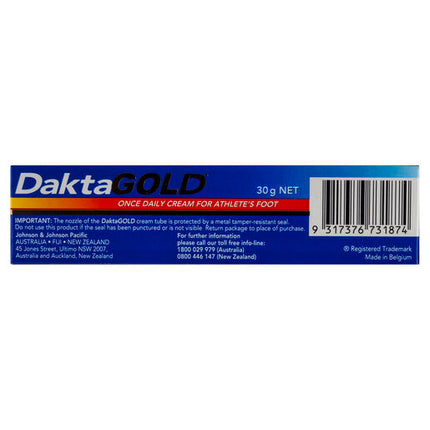 Daktagold Athlete's Foot Cream 30g