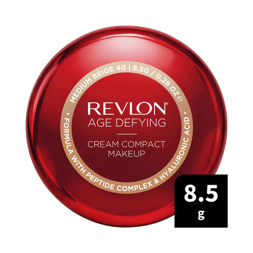 Revlon Age Defying™ Cream Compact - Medium Beige 8.5g | 0.29 FL.Oz e