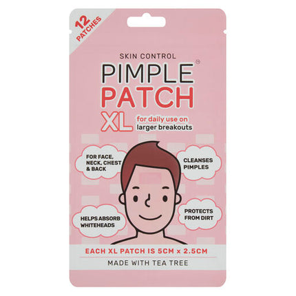 Skin Control Pimple Patch Xl 12 Pack