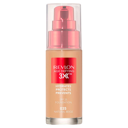 Revlon Age Defying 3X Foundation Natural Beige