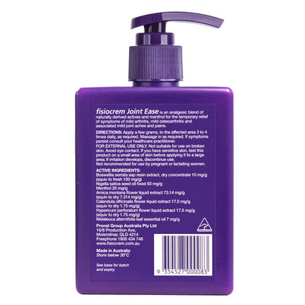 Fisiocrem Joint Ease Pain Relief Gel 200g