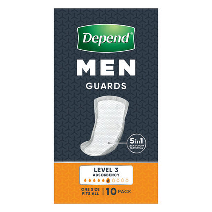 Depend Incontinence Guards Level 3 10 Pack