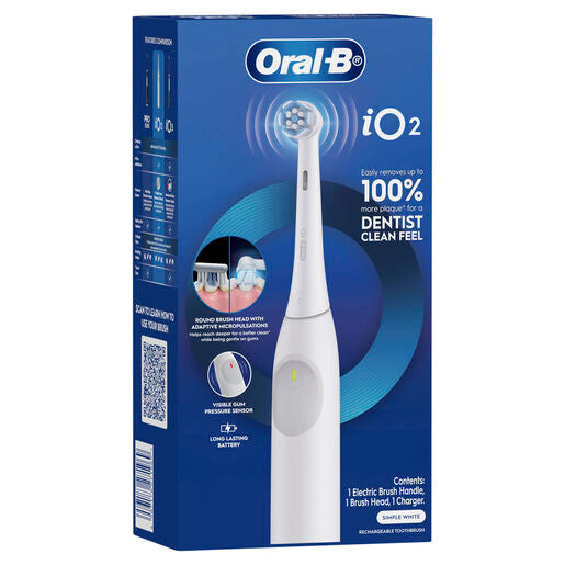 Oral-B iO Series 2 Gentle Clean Sensitive Electric Toothbrush White