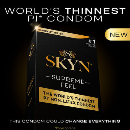 Skyn Supreme Feel Ultra-Thin Condoms 10 Pack