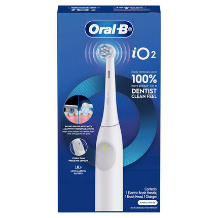 Oral-B iO Series 2 Gentle Clean Sensitive Electric Toothbrush White