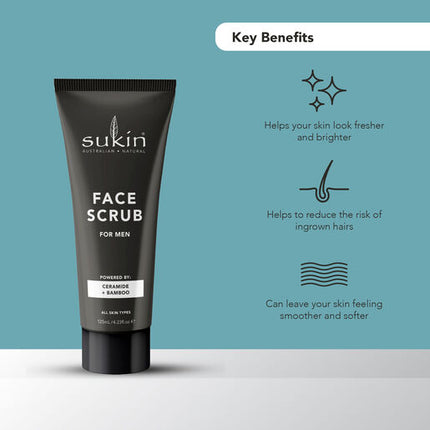 Sukin For Men Face Scrub 125ml