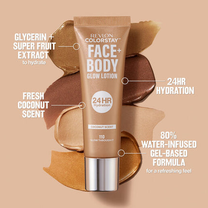 Revlon Colorstay™ Face + Body Glow Lotion - In My Bronzy Era