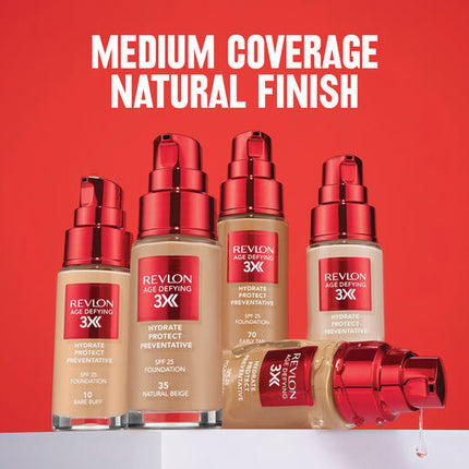 Revlon Age Defying 3X Foundation Natural Beige