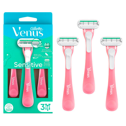 Gillette Venus Sensitive Disposable Razors 3 Pack