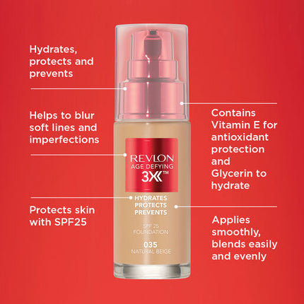 Revlon Age Defying 3X Foundation Early Tan