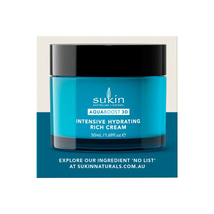 Sukin AquaBoost 3D Hyaluronic Acid Rich Night Cream 50ml