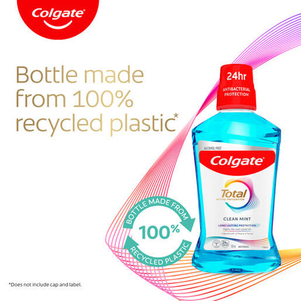 Colgate Total Active Prevention Clean Mint Mouthwash 500mL