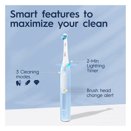 Oral-B iO3 Clean & Gum Protect Electric Toothbrush Ice Blue