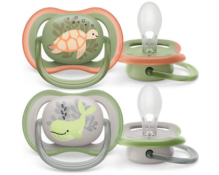 Philips Avent Ultra Air Soother, 6-18 months, Deco Mixed, 2-pack