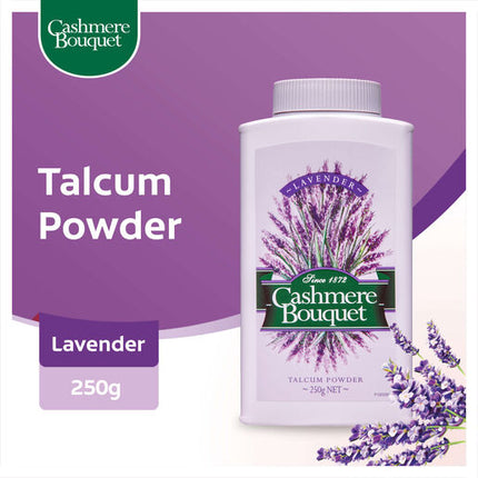 Cashmere Bouquet Talcum Powder, 250g, Fresh Lavender