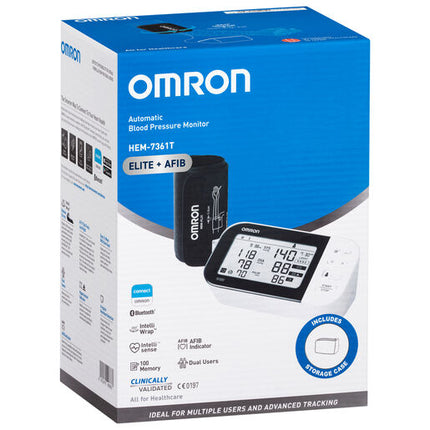 Omron Bluetooth Blood Pressure Monitor with AFIB Indicator