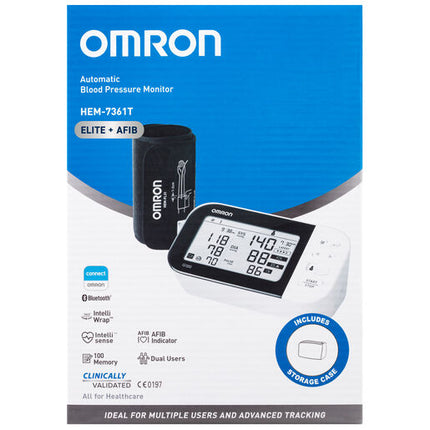Omron Bluetooth Blood Pressure Monitor with AFIB Indicator