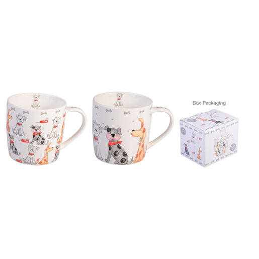 Faithful Friends Gift Boxed Fine China Mug Dog