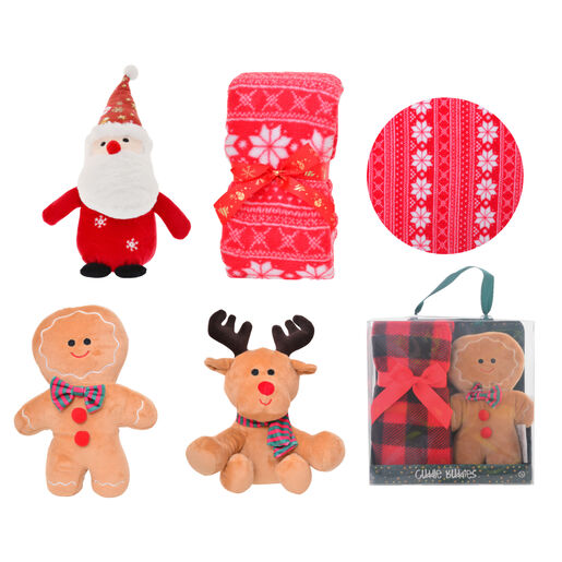 Christmas Cuddle Plush And Blanket