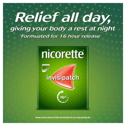 Nicorette 16 hour Invisipatch 25mg - 7 Pack