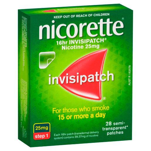 Nicorette 16 Hour Invisipatch Step 1 28 Pack