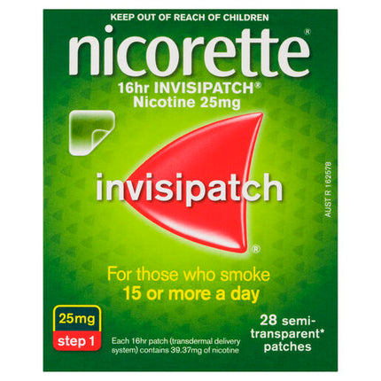 Nicorette 16 Hour Invisipatch Step 1 28 Pack