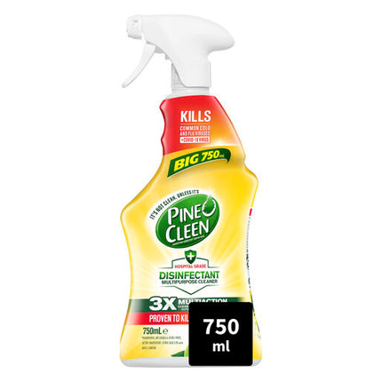 Pine O Cleen Disinfectant Multipurpose Cleaner Trigger Spray Lemon Lime 750mL