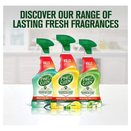 Pine O Cleen Disinfectant Multipurpose Cleaner Trigger Spray Lemon Lime 750mL