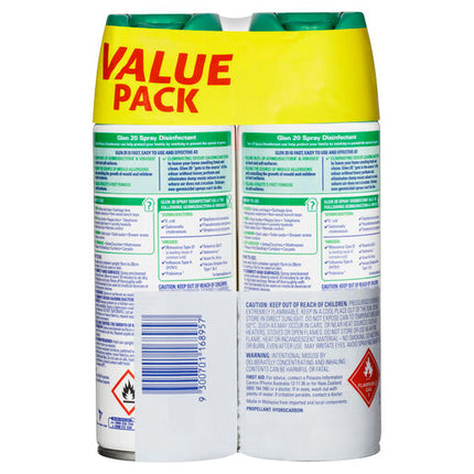 Glen 20 Spray Disinfectant All-In-One Original Value Pack 2 x 300g